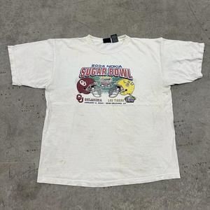Lsu Tigers Oklahoma Ncaa Football White T Shirt 2004 Nfl Shirt